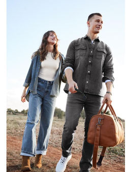 Женские джинсы с широкими штанинами ESMARA  фото 5