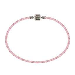 Zlatka Браслет плетеный RBL-01 21 см 5 шт СК/Распродажа №04 розовый