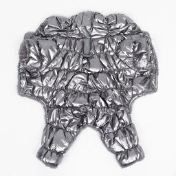 Комбинезон Блеск, размер XS (ДС 19 см, ОГ 28, ОШ 19 см, до 3 кг), серебряный 974874 - Simaland фото 8