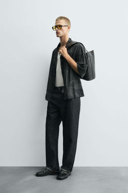 VISCOSE/LINEN SHIRT - Zara фото 4