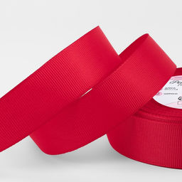 Лента репсовая, 25 мм, 23±1 м, тёмно-красная №33