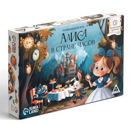 Развивающая игра Алиса в стране часов, 8+, 24 карт