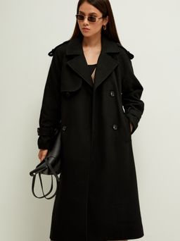 Пальто женское, черный