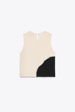 SLEEVELESS KNIT TOP - Zara фото 8