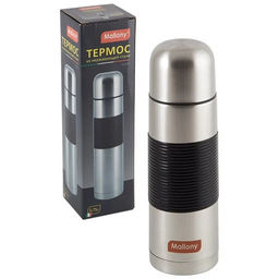 Термос из нерж стали с силиконовыми вставками, серия NUOVO, 0,75 л, тм Mallony арт.005233  фото 2