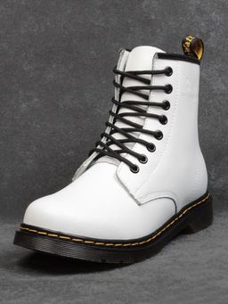 B6019-2 WHITE Ботинки демисезонные женские (натуральная кожа) - Фабричный китай фото 6