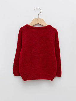 Bisiklet Yaka Uzun Kollu Desenli Erkek Bebek Triko Kazak - Waikiki фото 2