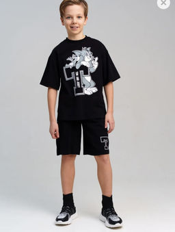 12531029 Комплект для мальчиков: фуфайка (футболка), шорты