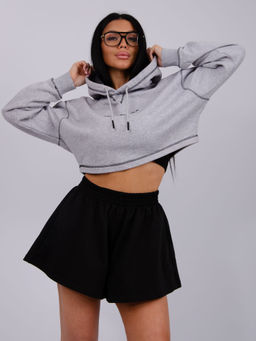 Шорты Лолита, футер с лайкрой - Малина фото 23