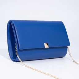 Сумка-клатч на клапане, цвет синий - Simaland фото 3