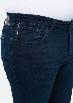 Hasan Mavi Black M?rekkep Mavi Jean Pantolon  фото 5