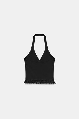 VARSITY BANDEAU TOP - Zara фото 13