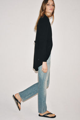 JEANS ZW COLLECTION SLIM TIRO BAJO / Azul claro - Zara фото 5