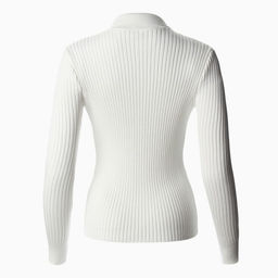 Джемпер женский на пуговицах MINAKU: Knitwear collection, белый, размер 42-44  фото 9