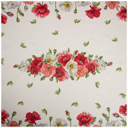 СКАТЕРТЬ МАКИ 140Х180 ,КРЕМОВЫЙ, 100 - Lefard фото 4