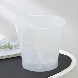 Кашпо для цветов со вставкой Santino «Арте», 3.5 л, пластик, прозрачное