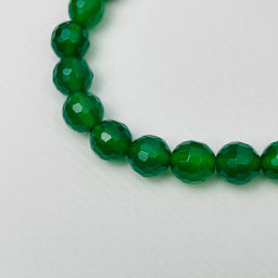 Браслет из зеленого Кварца и Цитрина с подвеской Цветок 18 см - Радуга самоцветов фото 5