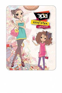 Капроновые колготки для девочки с узором 40 Den Эра  фото 3