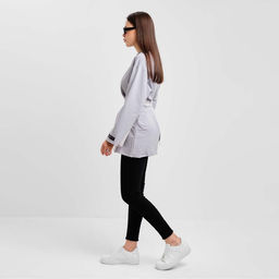 Юбка баска женская MIST, размер 46-48 (L-XL), серая