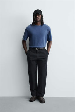 BOXY FIT KNIT T-SHIRT