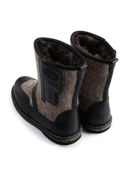 Сапоги мужские войлочные Мансур, на липучках, войл. подошва