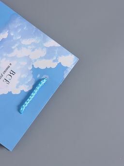 Пакет подарочный ламинированный «Всё в твоих руках», голубой, 18×22.3×10 см