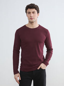 Bisiklet Yaka Uzun Kollu Erkek Ti??rt