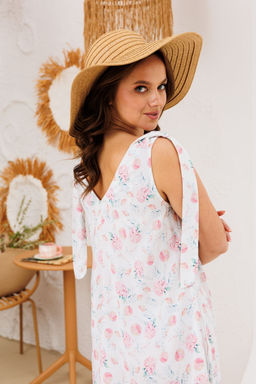 Костюм INVITE 6094 голубой джин+принт