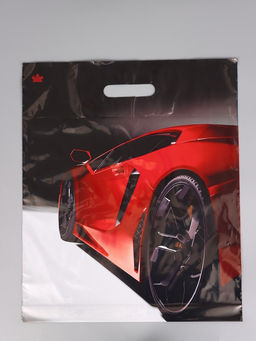 Цена за 50 шт. Пакет подарочный Автошик  45 х 38 см 60 мкм