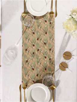 Дорожка на стол новогодняя Этель Spruce branches 30?70 см, 100% хлопок, саржа 190 г/м?, бежевая