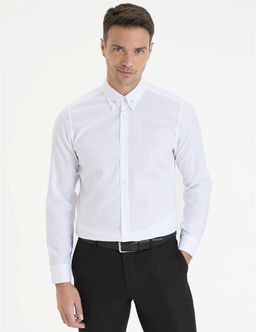 Beyaz Slim Fit Smokin G_mlek