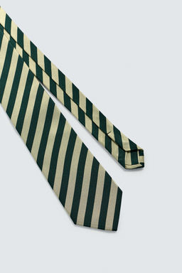 100% SILK STRIPED LIMITED EDITION TIE - Zara фото 5