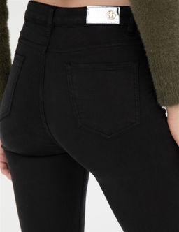 Siyah Skinny Fit Kanvas Pantolon - Pierre cardin фото 7
