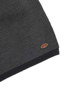 Мужской комплект из берета с шарфом антрацитового цвета Неожиданная скидка в корзине - U.s. polo assn фото 4