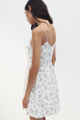 Vestido de popelina con lazadas - H&m фото 6