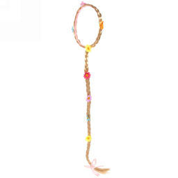 Цена за 2 шт. Ободок карнавальный с косичкой "Цветочный рай"