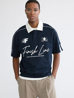 Polo Yaka Nak??l? Erkek Ti??rt