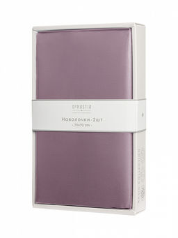Наволочки сатин 70x70 (2шт) лиловый сатин - Denastia фото 3