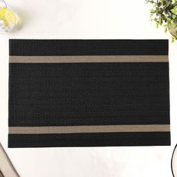 Цена за 12 шт. Салфетка сервировочная на стол Рона, 4530 см, цвет чёрный - Simaland фото 2