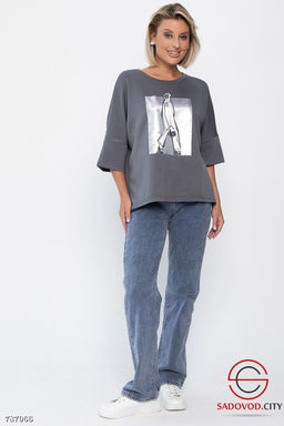 Женская блузка с принтом