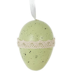 Набор из 12-ти изделий декоративных подвесных "Яйцо" (4*6), L18,5 W18,5 H4 см