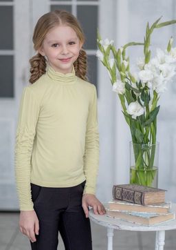Жанна, джемпер трикотажный акация/122-60-54