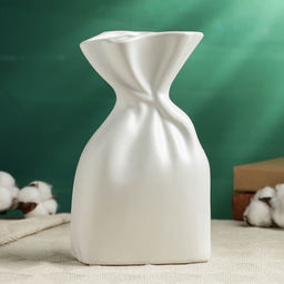 Ваза для цветов «Пэйс», 23×12 см, керамика, белая