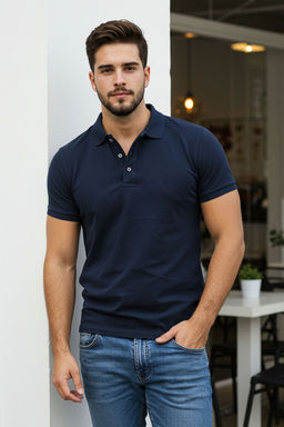 TRENDYOL MAN Tas Regular/Normal Kesim Basic %100 Pamuk Suprem K?sa Kol Polo Yaka T-shirt TMNSS25PO00001 - Trendyolmilla фото 8