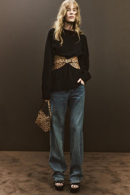 ANIMAL PRINT WAIST BELT - Zara фото 2