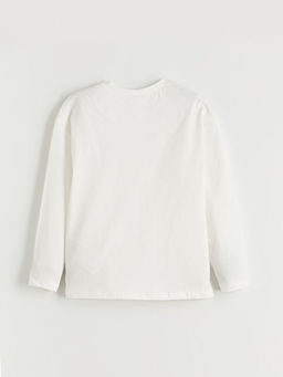 Dinozor Bask?l? Erkek ?ocuk Sweatshirt