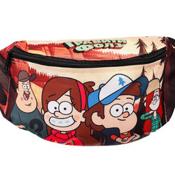 Сумка поясная детская, 25х6х13 см, Гравити Фолз