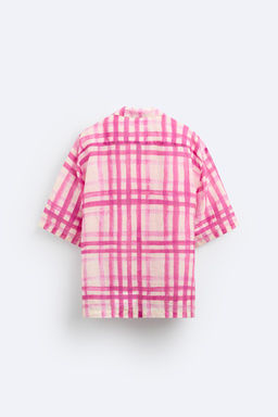 CHECK PRINT SHIRT - LIMITED EDITION - Zara фото 8