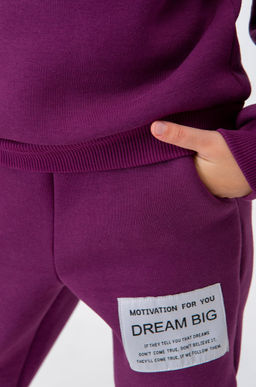 Теплый костюм для девочки из футера с начесом Bonito  фото 14