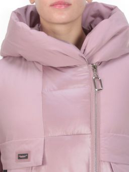 YM2115 PINK Куртка зимняя женская MAYYIYA (200 гр. холлофайбера) - Fashion фото 10